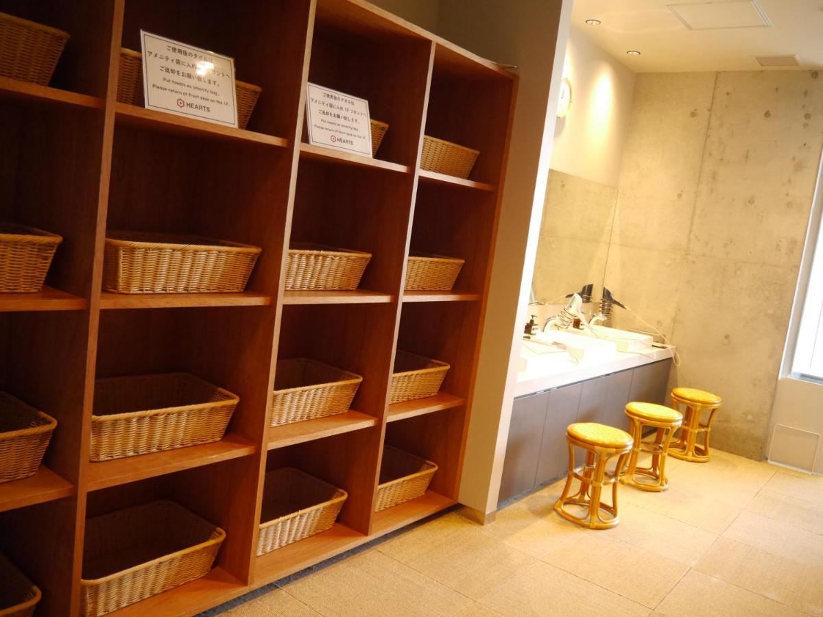 Hearts Capsule Hotel & Spa Hakata Fukuoka  Kültér fotó