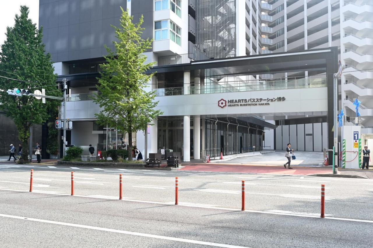 Hearts Capsule Hotel & Spa Hakata Fukuoka  Kültér fotó